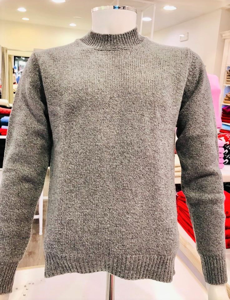 Maglia Lupetto in pura lana, qualità superiore, made in Italy