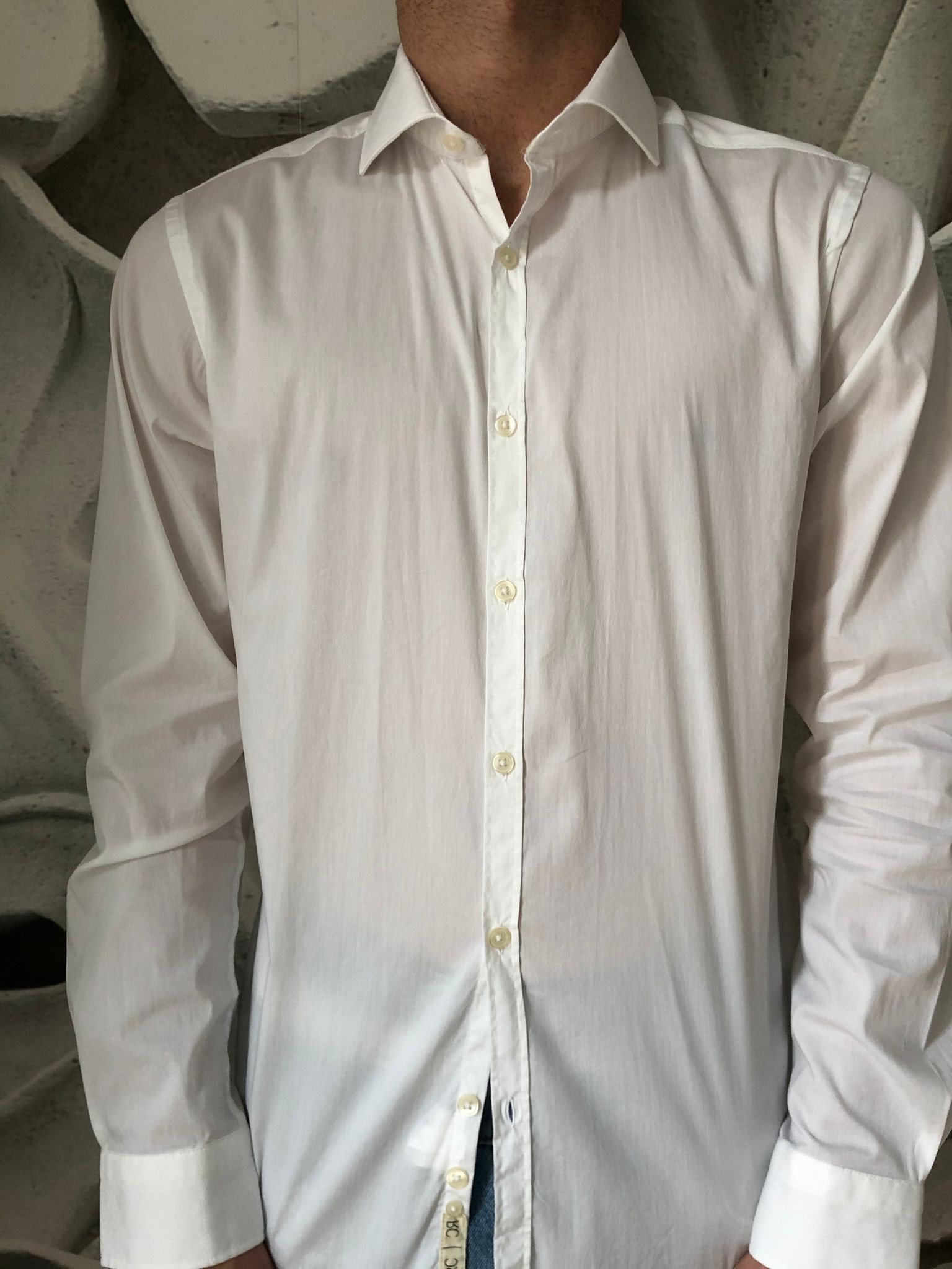 Camicia Portofino Cotone bianco