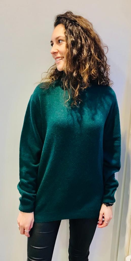 Maglia Dolcevita over puro cashmere toscano Verdone