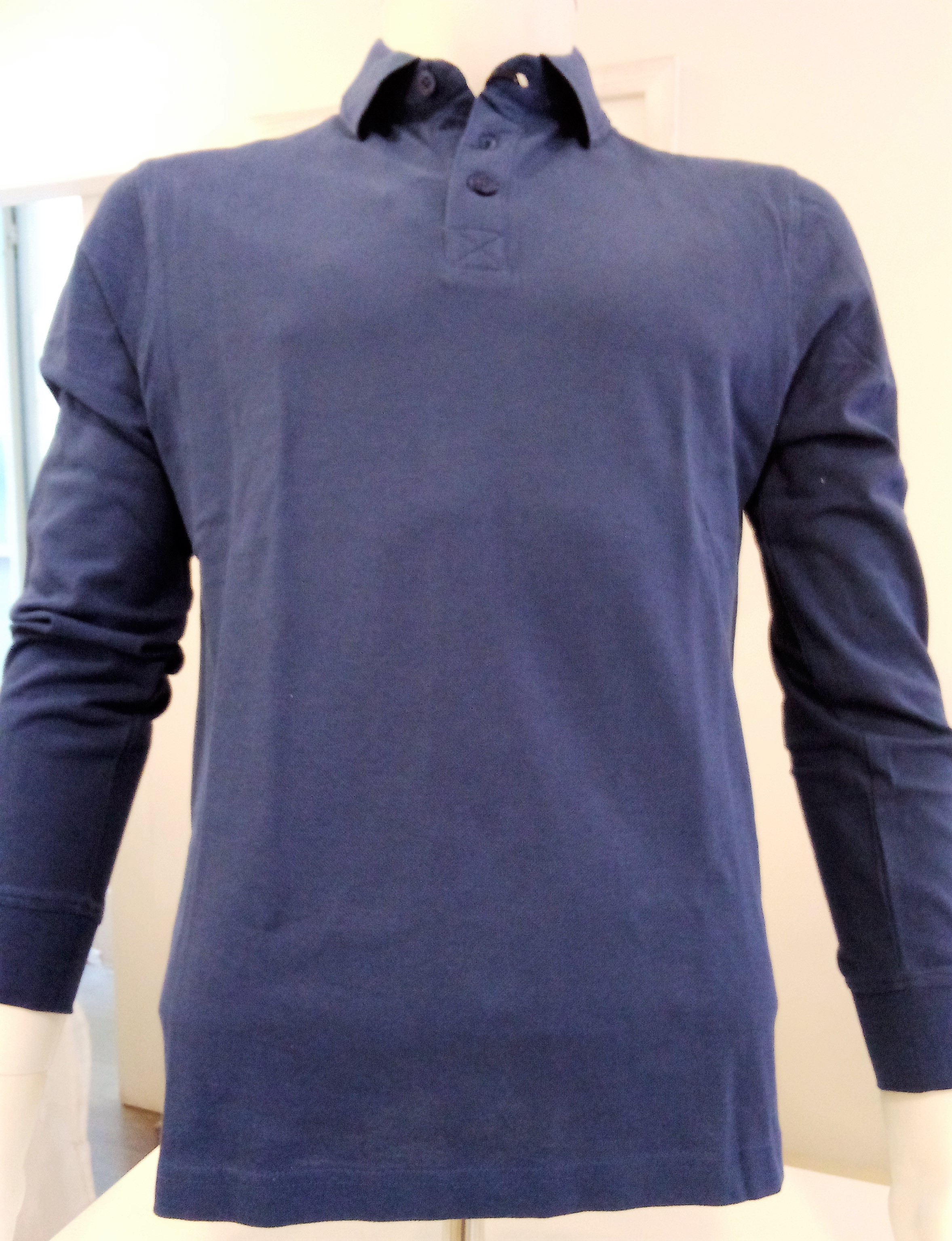 Polo manica Lunga in puro cotone 